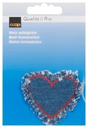 Coop Applikation Jeans Herz gross
