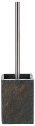 Diaqua - WC-Bürstengarnitur Ardezio Schiefer, One Size, Chrom