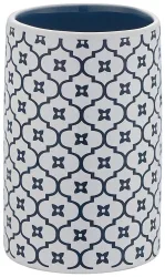Diaqua - Mundspülbecher Grenada weiss/blau, One Size, Multicolor