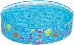Bestway® Fill 'N Fun™ Planschbecken Bunte Ozeanwelt 122 x 25 cm