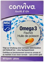 conviva Omega3 Fischöl Kapseln 30 Stück