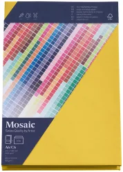 Artoz Mosaic Karten/Kuverts A6/C6 gelb je 10 Stück