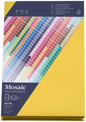 Artoz Mosaic Karten/Kuverts B6/B6 gelb je 10 Stück