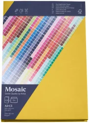 Artoz Mosaic Karten/Kuverts A5/C5 gelb je 10 Stück