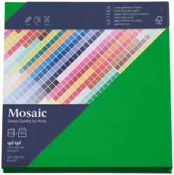 Artoz Mosaic Karten/Kuverts qd apfelgrün je 10 Stück