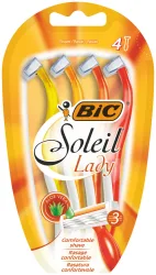 BIC Soleil Lady Einwegrasierer für Frauen - 4er Pack