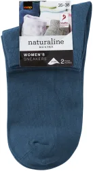 Naturaline Textil Naturaline Damen Sneaker Basic Duo Jeans 39 - 41