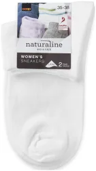 Naturaline Textil Naturaline Damen Sneaker Basic Duo Weiss 39 - 41