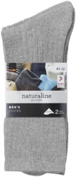 Naturaline Textil Naturaline Herren Sportsocken Duo Grau 40 - 42