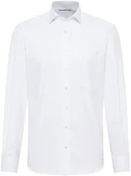 Eterna Comfort FIT Cover Shirt Twill Langarm weiss 43