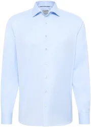 Eterna Modern FIT Cover Shirt Twill Langarm hellblau 42
