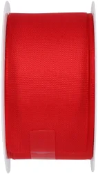 Taffetband mit Draht 40 mm x 3 m, rot