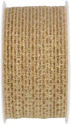 Geschenkband Tüll 40 mm x 3 m, gold