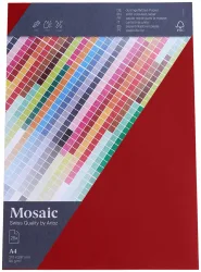 Artoz Mosaic Bogen A4 feuerrot 25 Stück