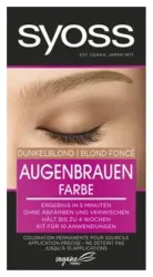 Syoss Augenbrauen-Kit permanente Augenbrauenfarbe 6-1 Dunkelblond 17 ml