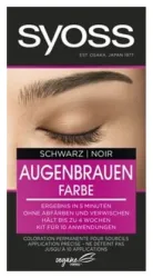 Syoss Augenbrauen-Kit permanente Augenbrauenfarbe 1-1 Schwarz 17 ml
