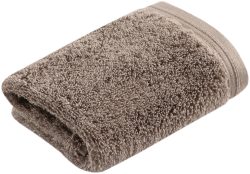 VOSSEN - Vegan Life Waschlappen, 30 x 30 cm, Beton