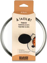 À Table! Glasdeckel mit Dampföffnung 16cm