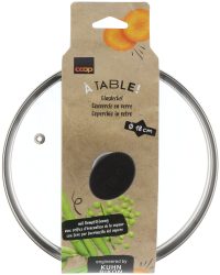 À Table! Glasdeckel mit Dampföffnung 18cm