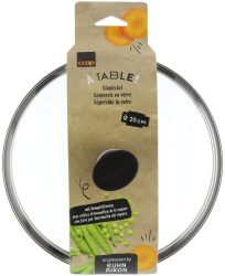 À Table! Glasdeckel mit Dampföffnung 20cm