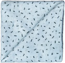 Zewi Nuscheli blau Splitter 60x60 cm