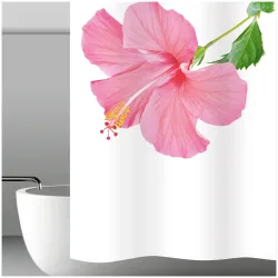 my bath Duschvorhang Hibiskus ca. 180x200 cm
