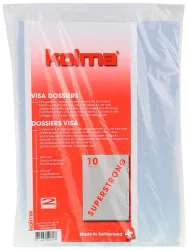 Kolma Visa Dossier A4 Aktenhüllen 160my, 10Stk