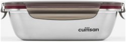 Glasslock Cuitisan Edelstahldose mit Clip-Deckel 580ml
