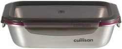 Glasslock Cuitisan Edelstahldose mit clip-Deckel 1100ml