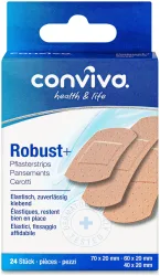conviva Robust+ Pflasterstrips 24 Stück