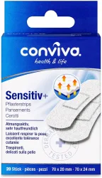 conviva Sensitiv+ Pflasterstrips 20 Stück