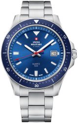 Swiss Military - Analoguhr, 42mm, Silber