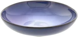Salat & Pastateller Shiny blau 22cm