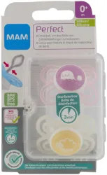 MAM Nuggi Perfect Silikon 0-6m 2 Stück