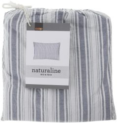 Naturaline Textil Naturaline Kissenbezug Streifen marine 65x100 cm