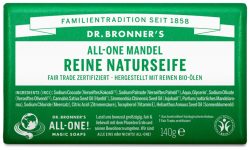 Dr. Bronner's BIO Festseife Mandel 140g