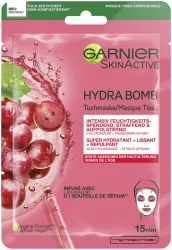 Garnier Hydra Bomb Tuchmaske gegen erste Anzeichen der Hautalterung, instensiv straffende & feuchtigkeitsspendende Maske; 32g