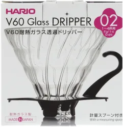 Hario Filterhalter Glas schwarz