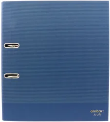 Ambar Serie Kraft FSC recycelt - Ordner blau A4 - 7cm Rücken - 2 Ringe mit Hebelmechanik