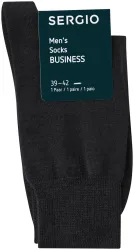 Sergio Socken Business Schwarz 39 - 42