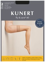 Kunert Fly&Care® 40 Damen Fein Halterlose Black S