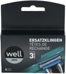 well Men Rasierklingen Matrix 3 4 Stück