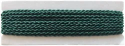 Satinkordel dunkelgrün 2 mm Coupon 4 m