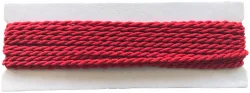 Satinkordel rot 2 mm Coupon 4 m