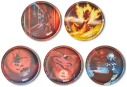 Ergobag Klettie-Set Feuerdrache 5-tlg.