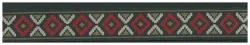 Borte braun-rot 12mm/2m