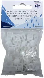 Hinno Klickgleiter mit Längsöse 6 mm 50 Stk.