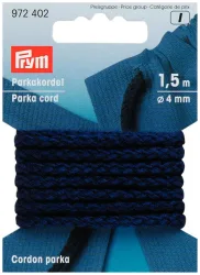 Prym Anorak-und Parkakordel marine 4 mm 1.5 m