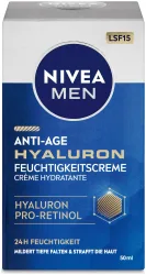 Nivea Men Anti-Age Hyaluron Feuchtigkeitscreme LSF 15