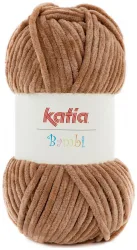 Katia Bambi 330 Chenillegarn braun 100g